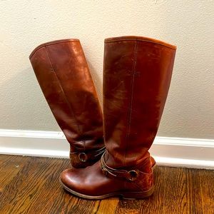 Frye riding boots size 8 brown